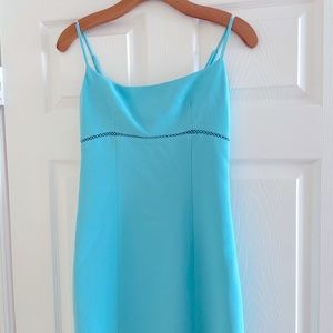 Bebe Vintage Turquoise Dress. Lined, size 2